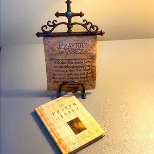The Prayer of Jabez book and plaque with stand